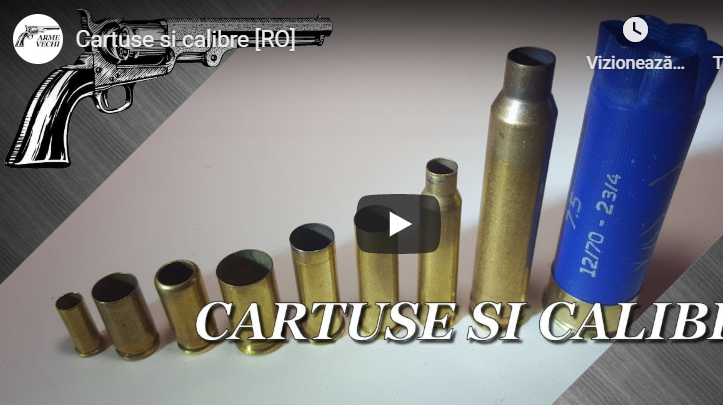 Calibre si cartuse (introducere) – arme vechi